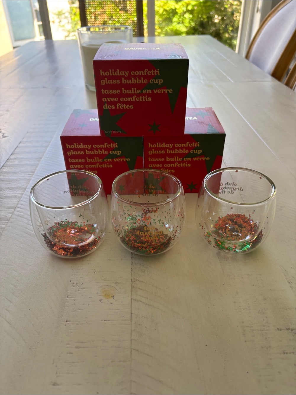 NWT Confetti Bubble Cups - Set of 3